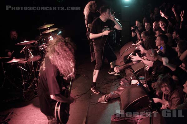 NAPALM DEATH - 2012-03-04 - PARIS - La Maroquinerie - Mark Andrew Greenway - Danny Herrera - Shane Thomas Embury - Mitchell Harris